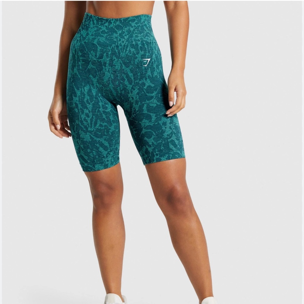 Gymshark adapt animal seamless cycling shorts blue S
